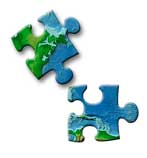 Sometimes what you need is puzzling. This is just a graphic of two puzzle pieces.