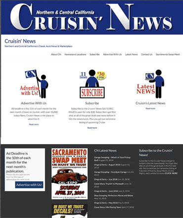 Cruisin News and Sacramento Swap Meet